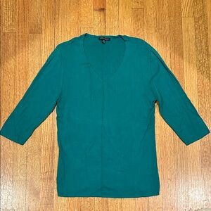 Parkhurst Teal V-Neck Sweater